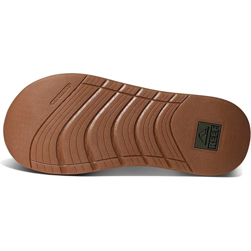 Reef The Deckhand CJ5728 Flip Flop Sandals Men's 8 Olive Water Friendly DAB130